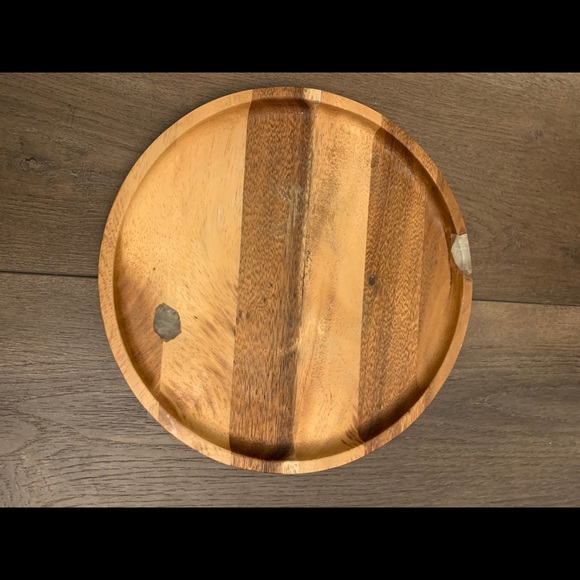 Round Wooden Tray, Cute, Rustic, Farmhose